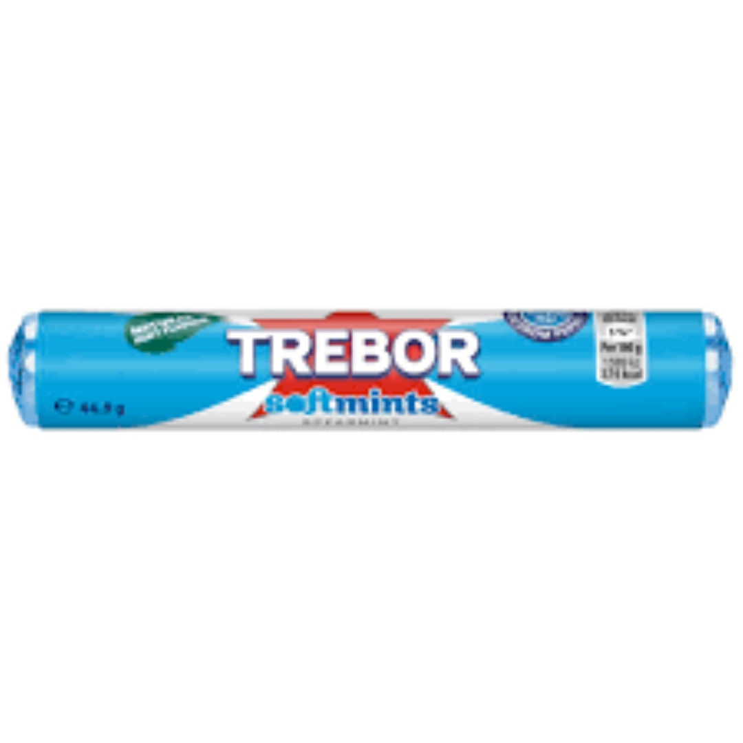 TREBOR SOFTMINTS SPEARMINT 44.9G